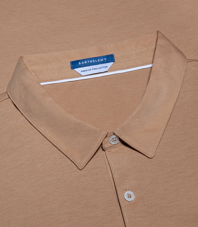 Polo Pima Cotton Honey Mustard