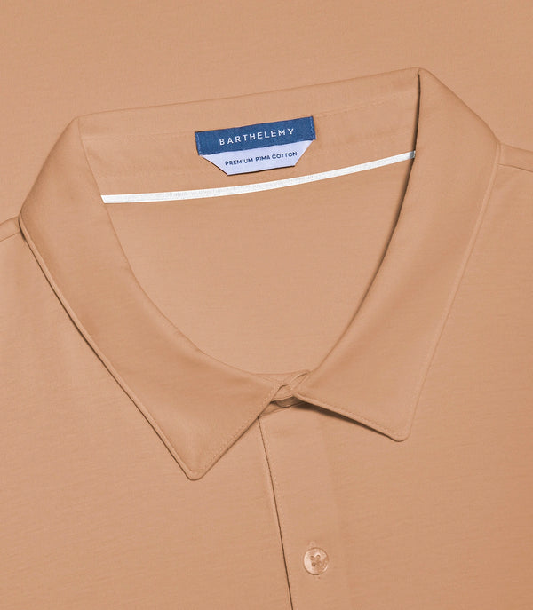 Polo Pima Cotton Honey Mustard