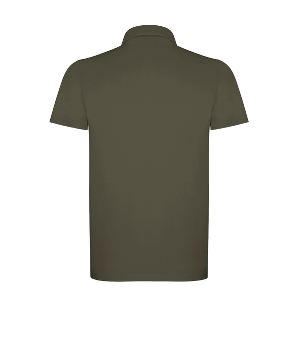 Polo Pima Cotton Olive Green