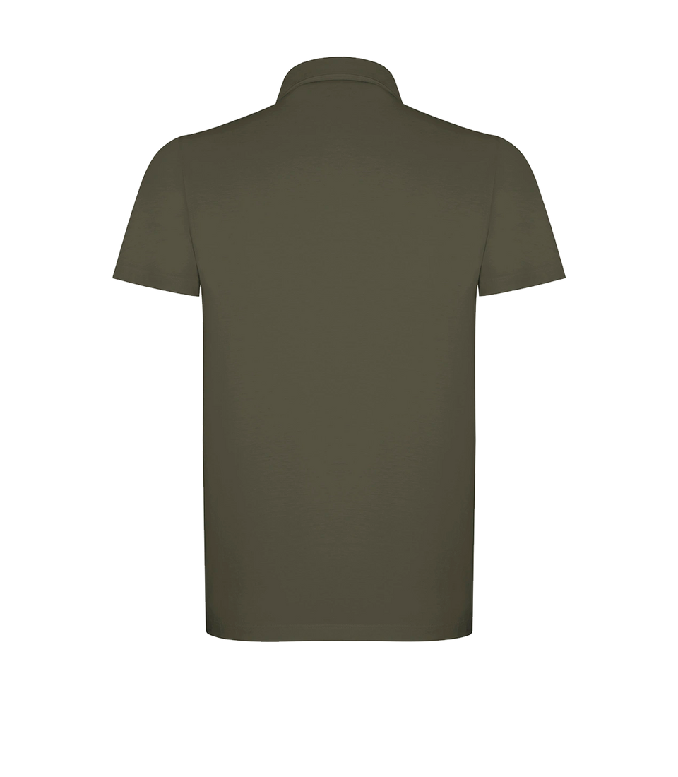 Polo Pima Cotton Olive Green