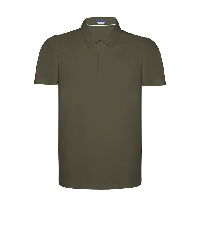 Polo Pima Cotton Olive Green