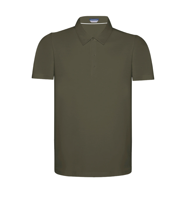 Polo Pima Cotton Olive Green