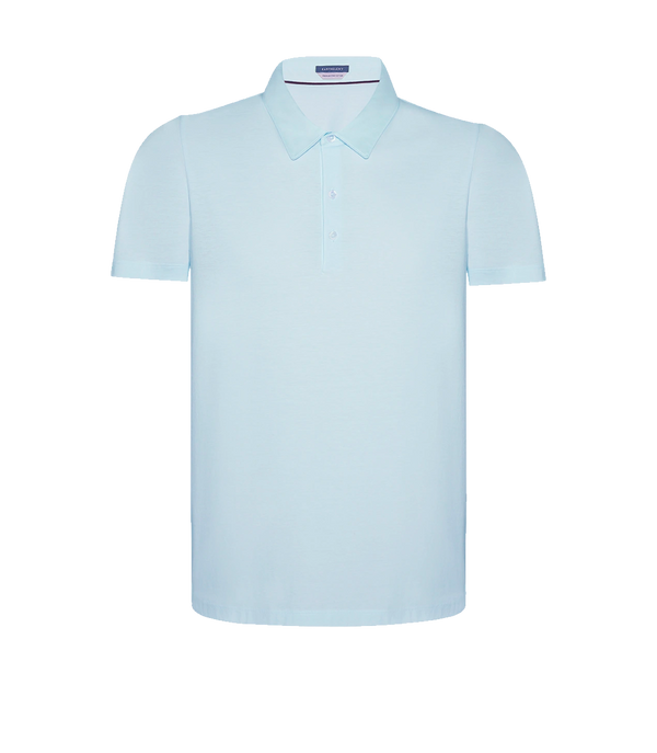 Polo Pima Cotton Sky Blue