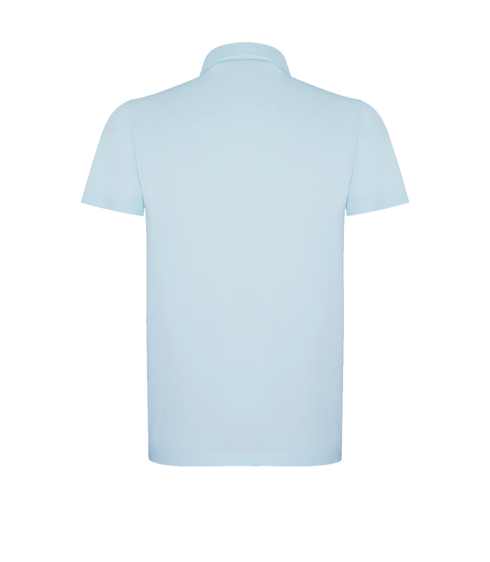 Polo Pima Cotton Sky Blue