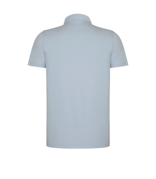 Polo Pima Cotton Sky Blue