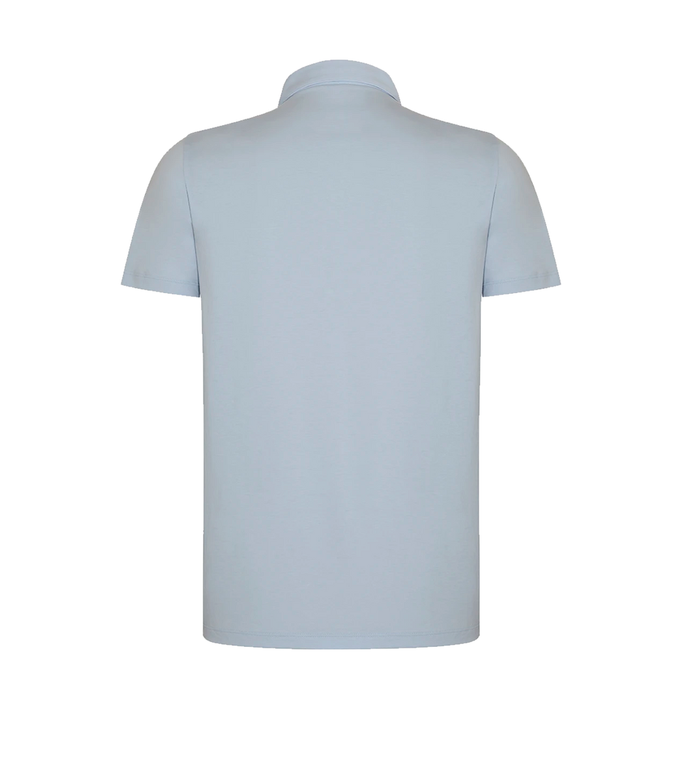 Polo Pima Cotton Sky Blue