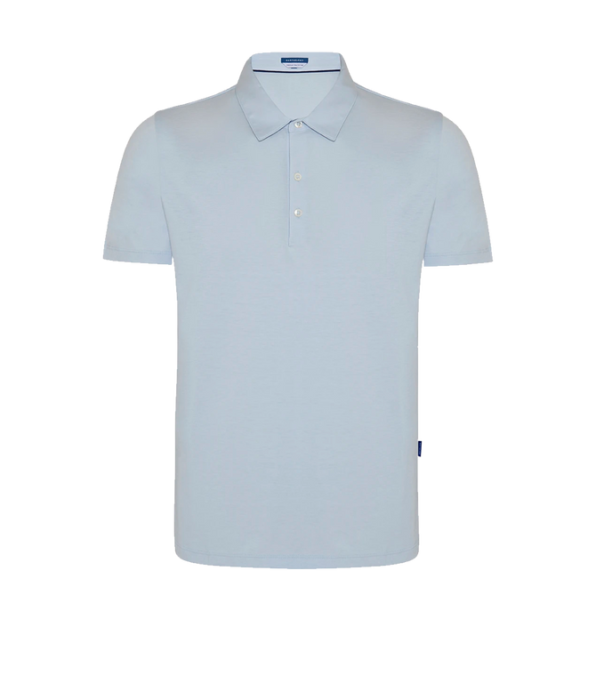 Polo Pima Cotton Sky Blue