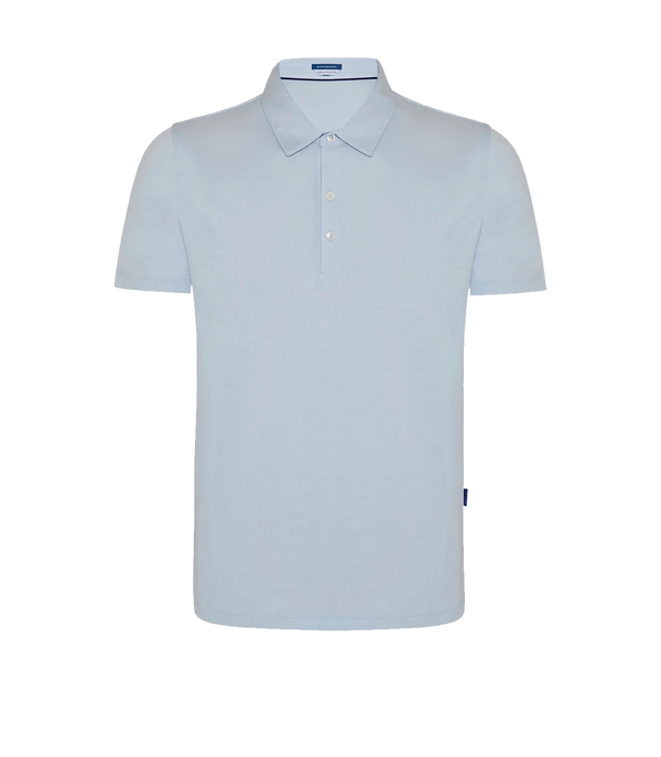 Polo Pima Cotton Sky Blue