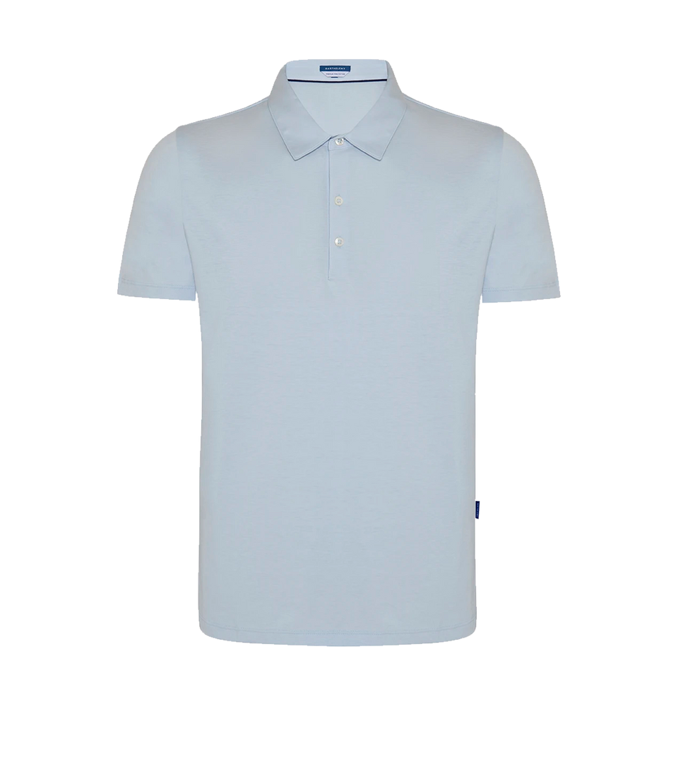 Polo Pima Cotton Sky Blue