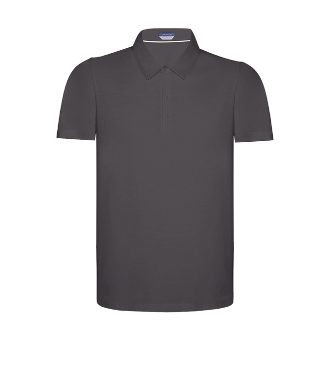 Polo Pima Cotton Storm Grey