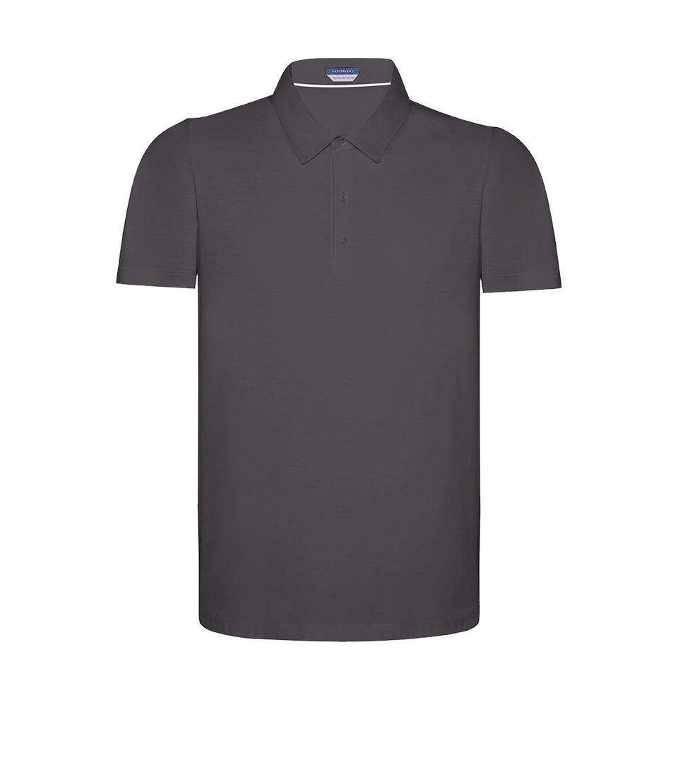 Polo Pima Cotton Storm Grey
