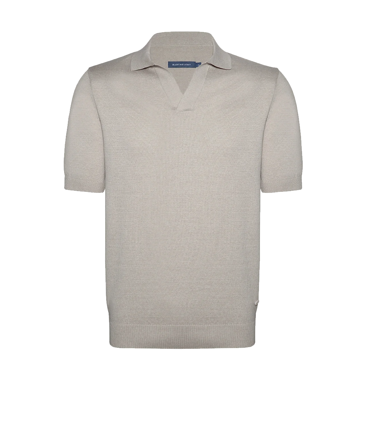 Rivage Knit Polo Ivory - Barthelemy