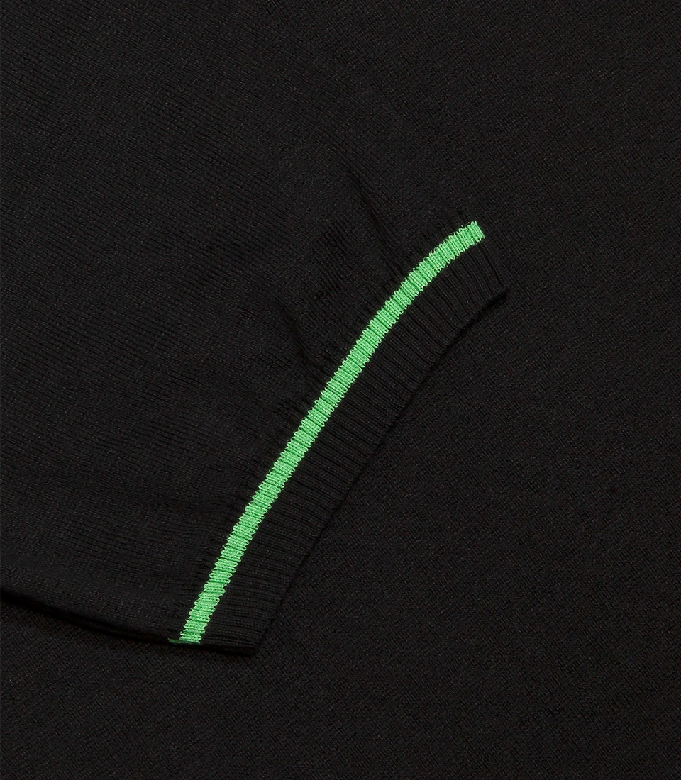 Rivage Knit Polo GB Black Green