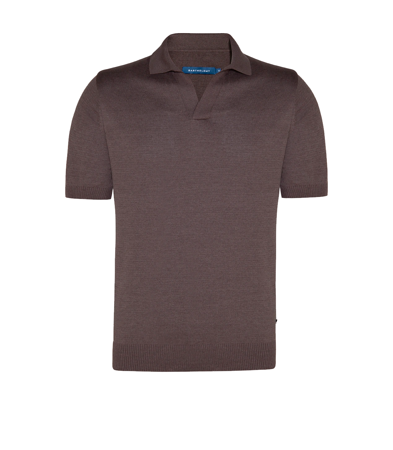 Rivage Knit Polo Brown