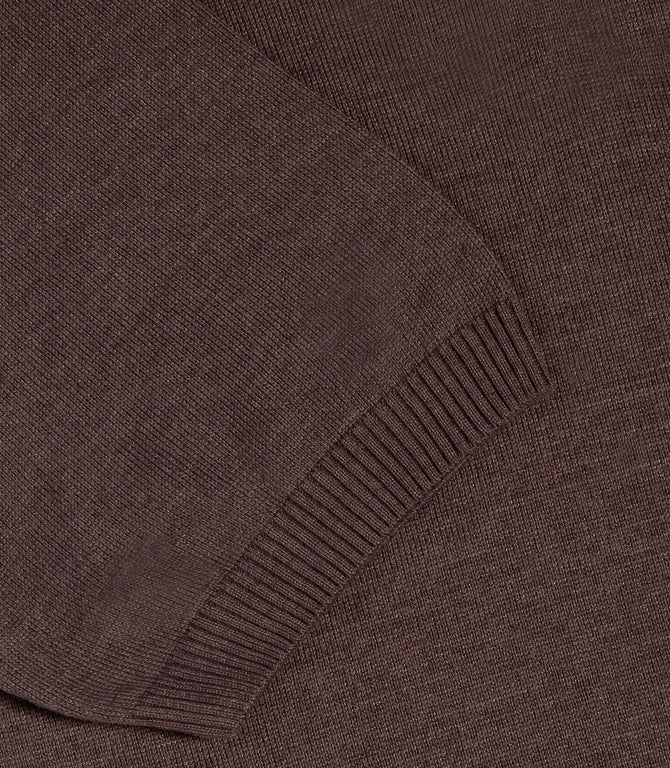 Rivage Knit Polo Brown