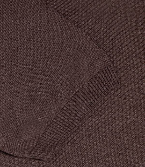 Rivage Knit Polo Brown
