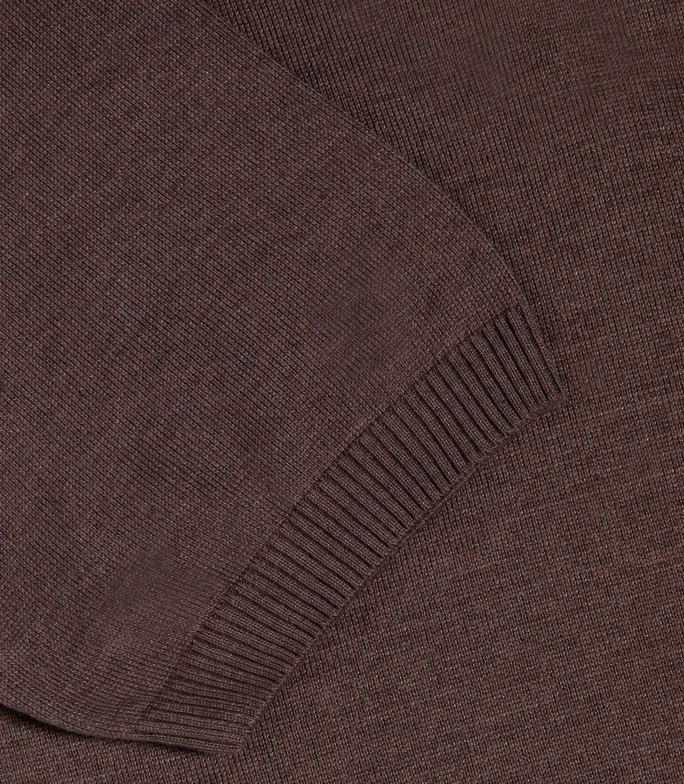 Rivage Knit Polo Brown