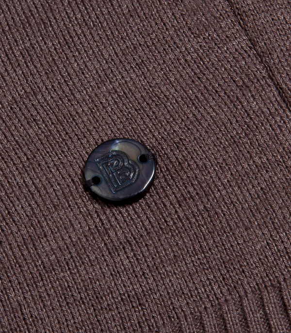 Rivage Knit Polo Brown