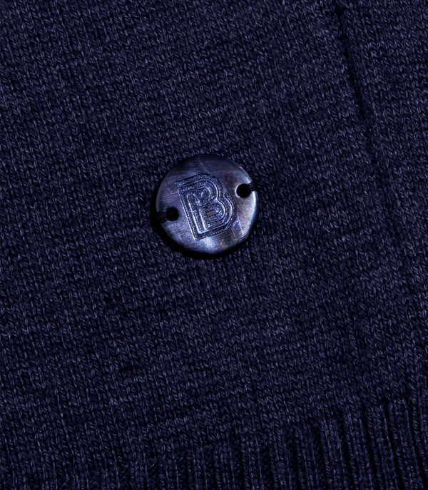Rivage Knit Polo Naval Blue