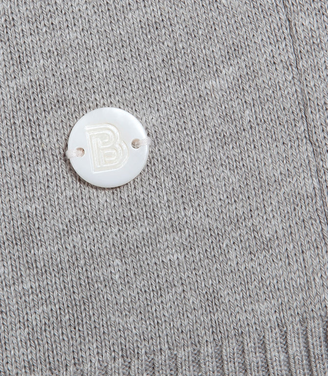Rivage Knit Polo Silver
