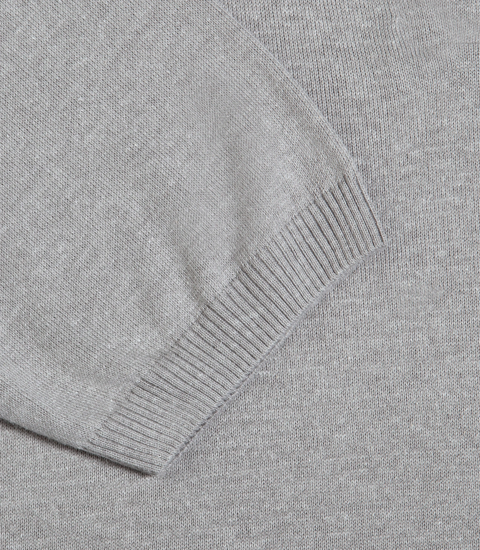 Rivage Knit Polo Silver