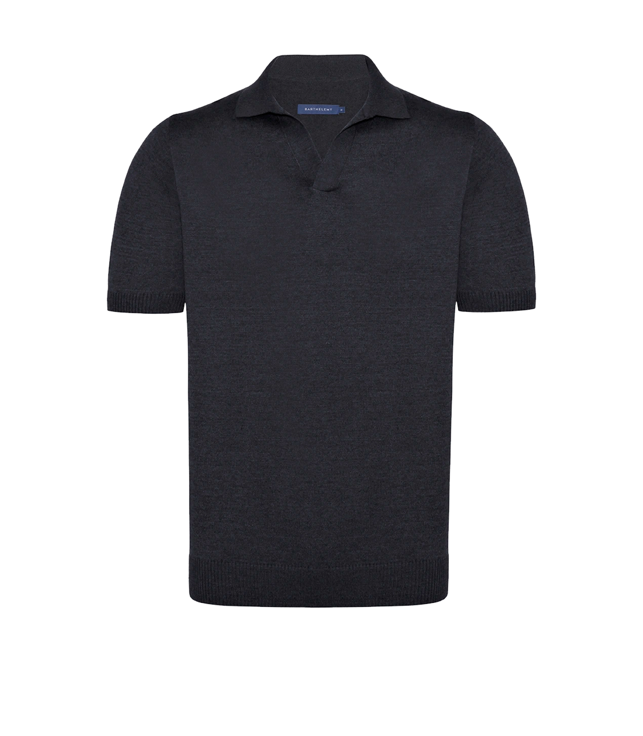Rivage Knit Polo Titanium Grey