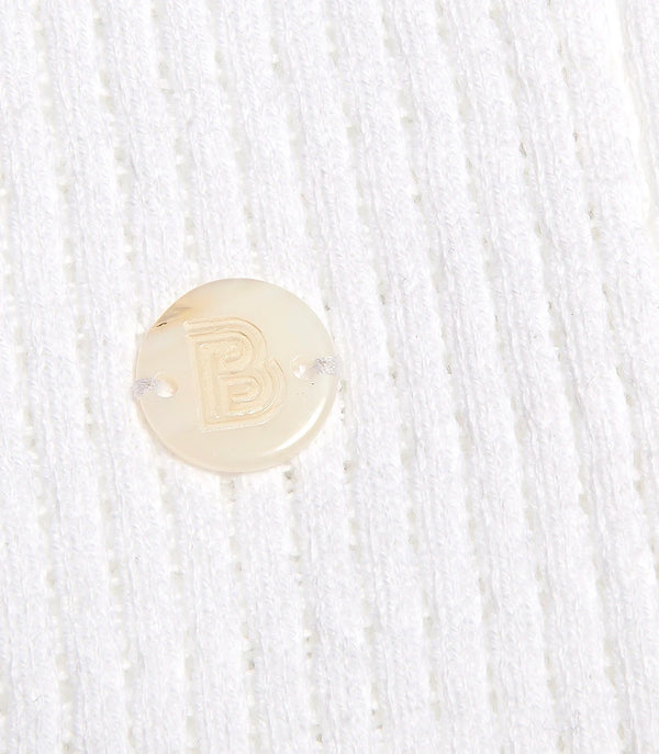 Rivage Knit Polo Waffle Macadamia