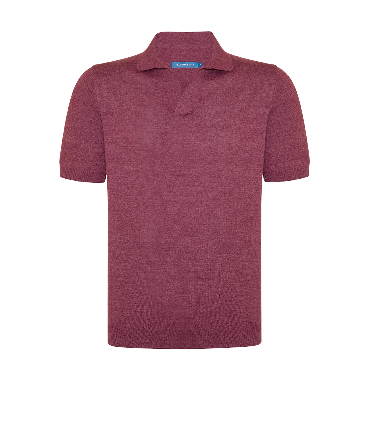 Rivage Knit Polo Wine