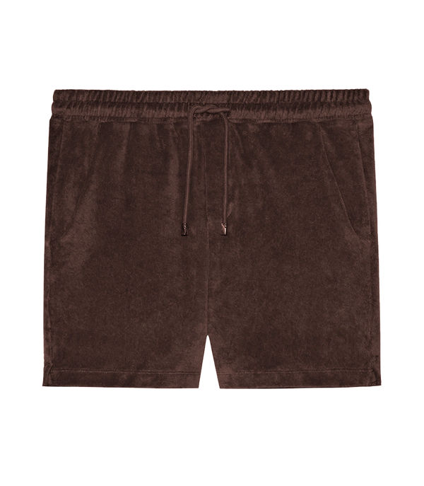Shorts Towel Chocolate Brown