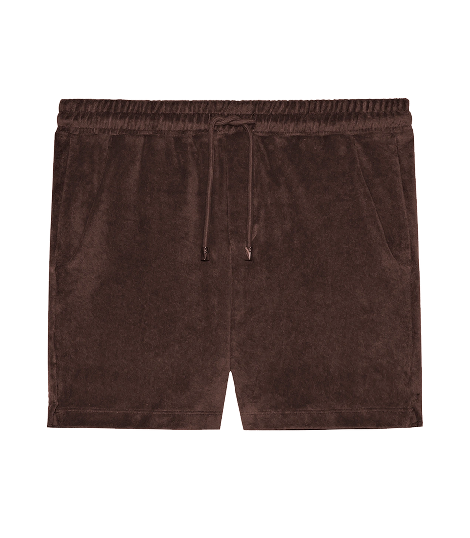 Shorts Towel Chocolate Brown