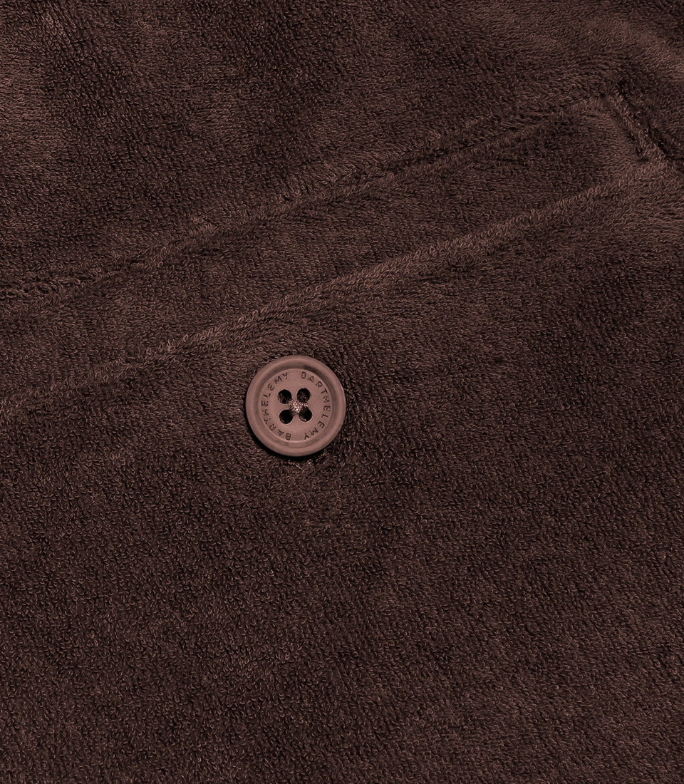 Shorts Towel Chocolate Brown