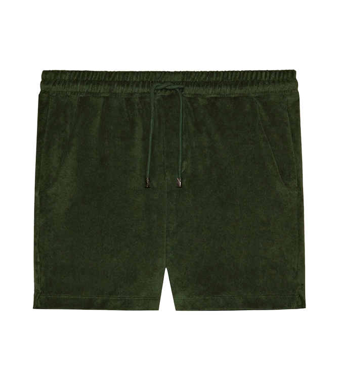 Shorts Towel Forest Green