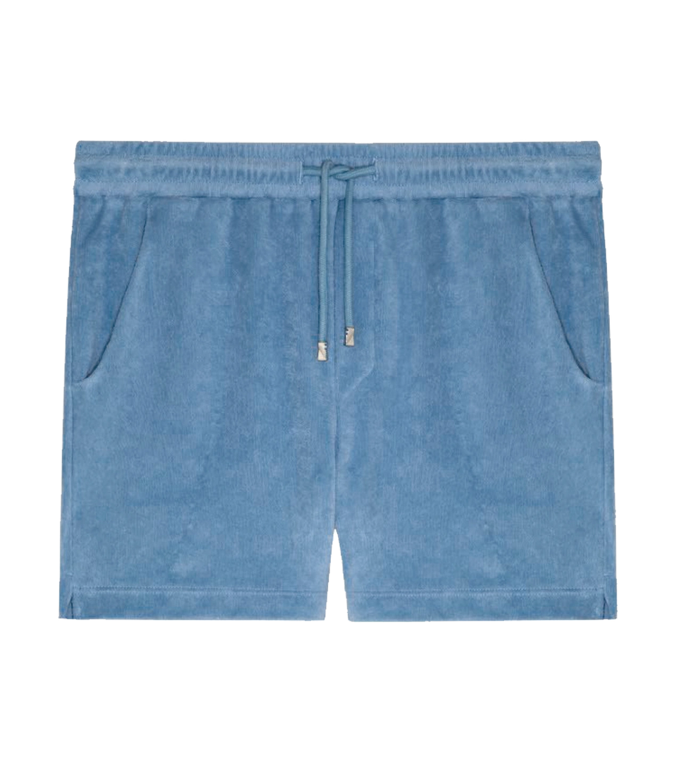 Shorts Towel Soft Blue