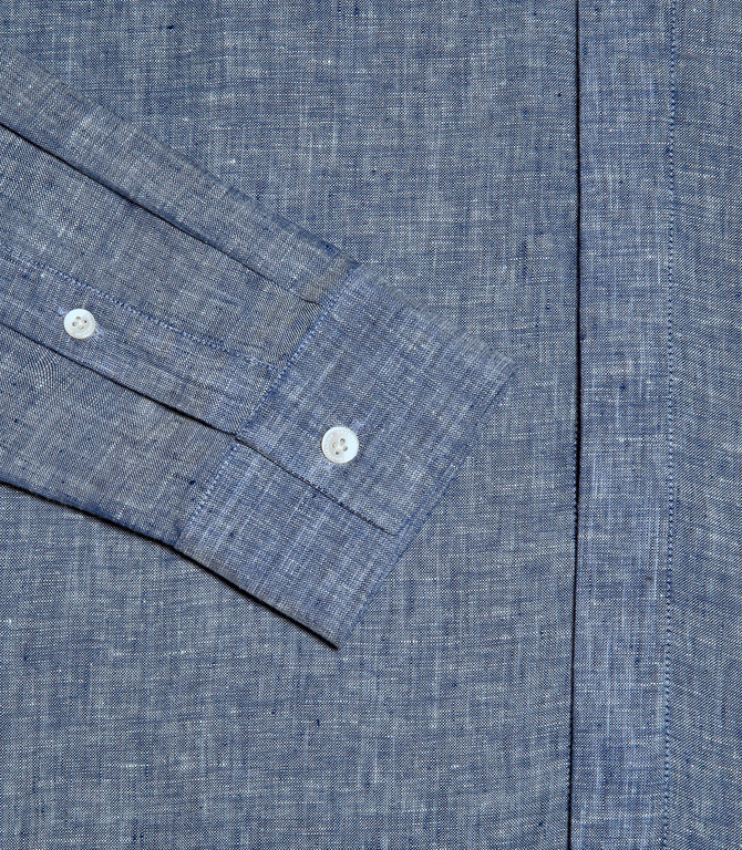Solstice Linen Shirt Indigo Blue