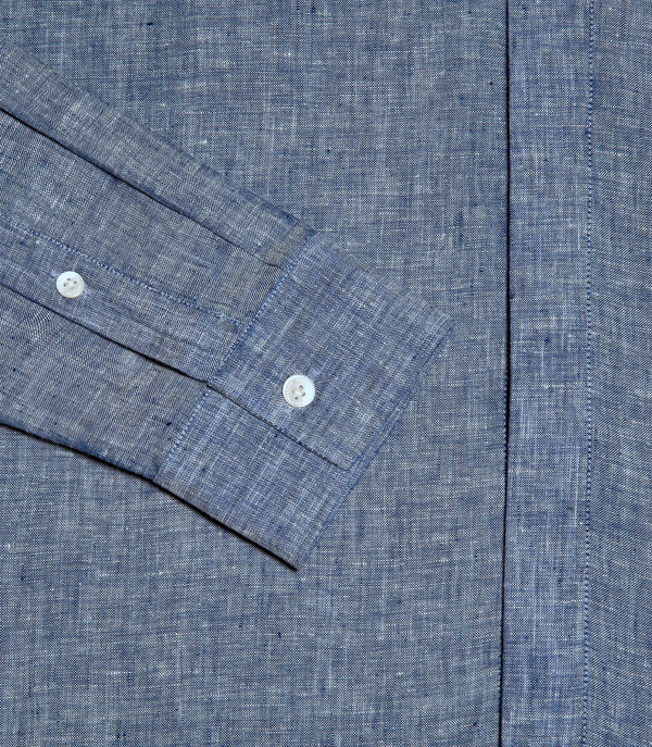 Solstice Linen Shirt Indigo Blue