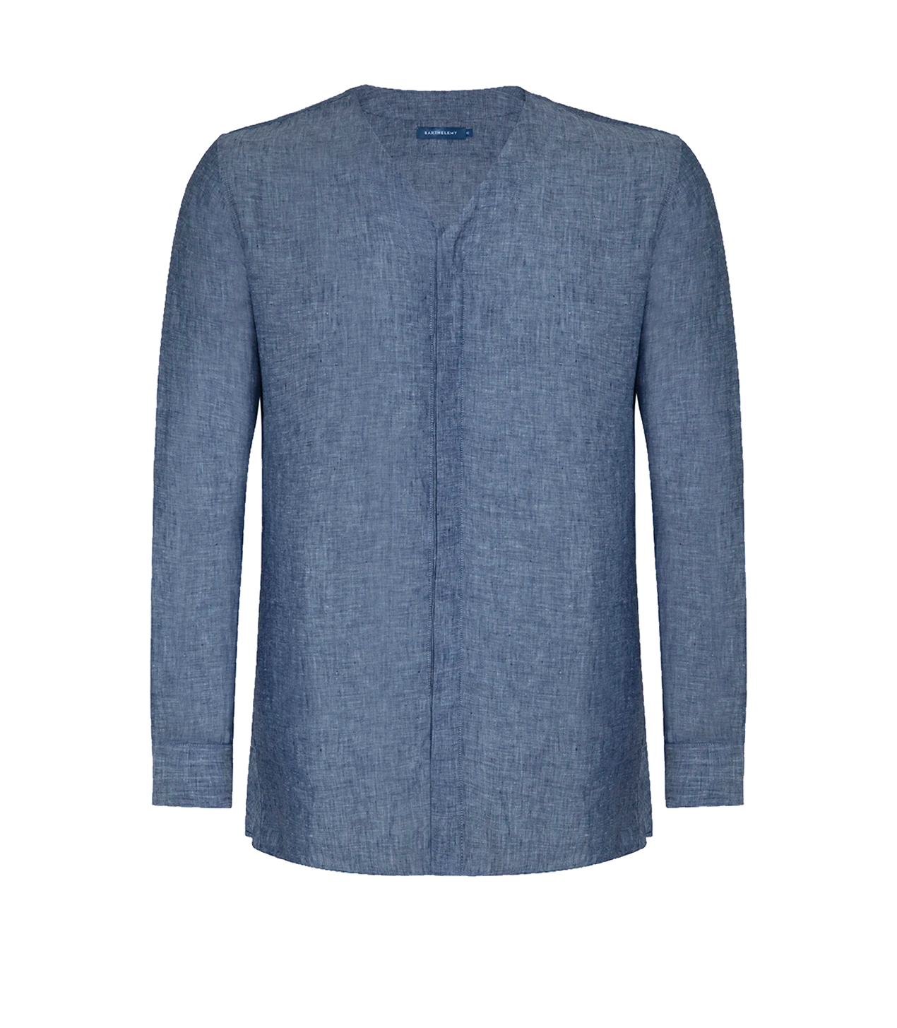 Solstice Linen Shirt Indigo Blue