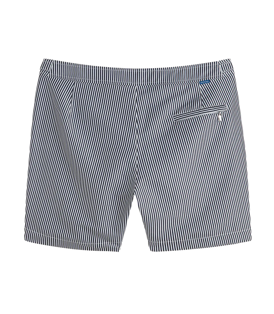 Saline Sport Striped Black White