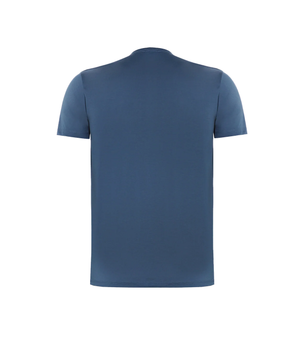 VNeck T-Shirt Pima Blue - Barthelemy