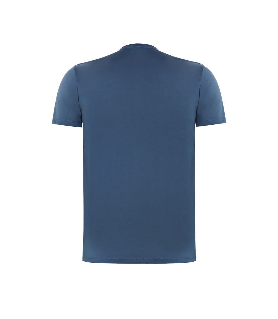 VNeck T-Shirt Pima Blue - Barthelemy