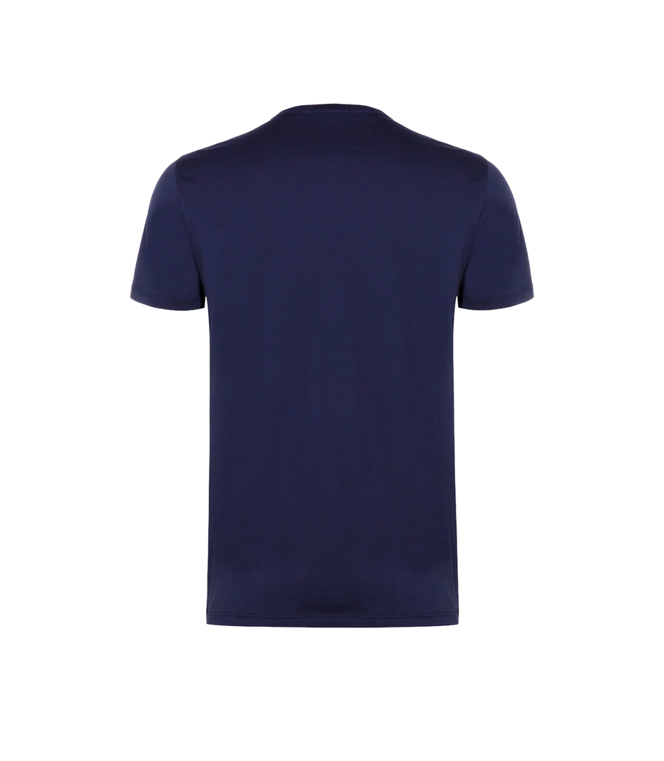 VNeck T-Shirt Pima Navy - Barthelemy