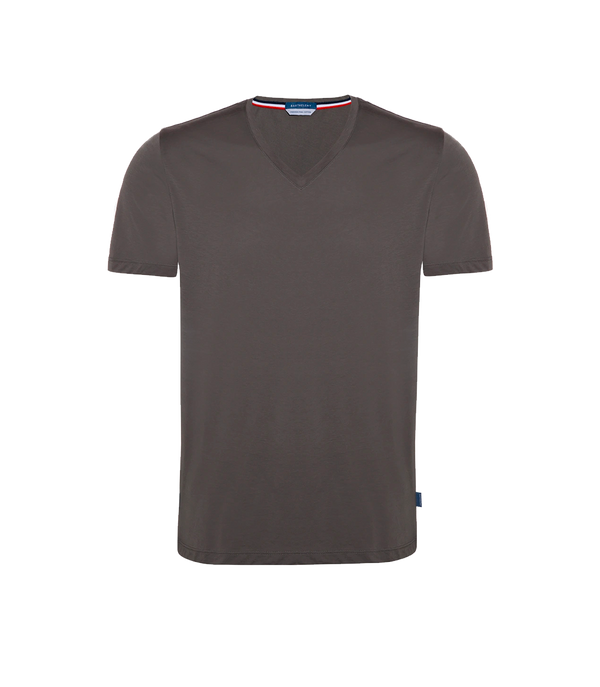 VNeck T-Shirt Pima Storm Grey