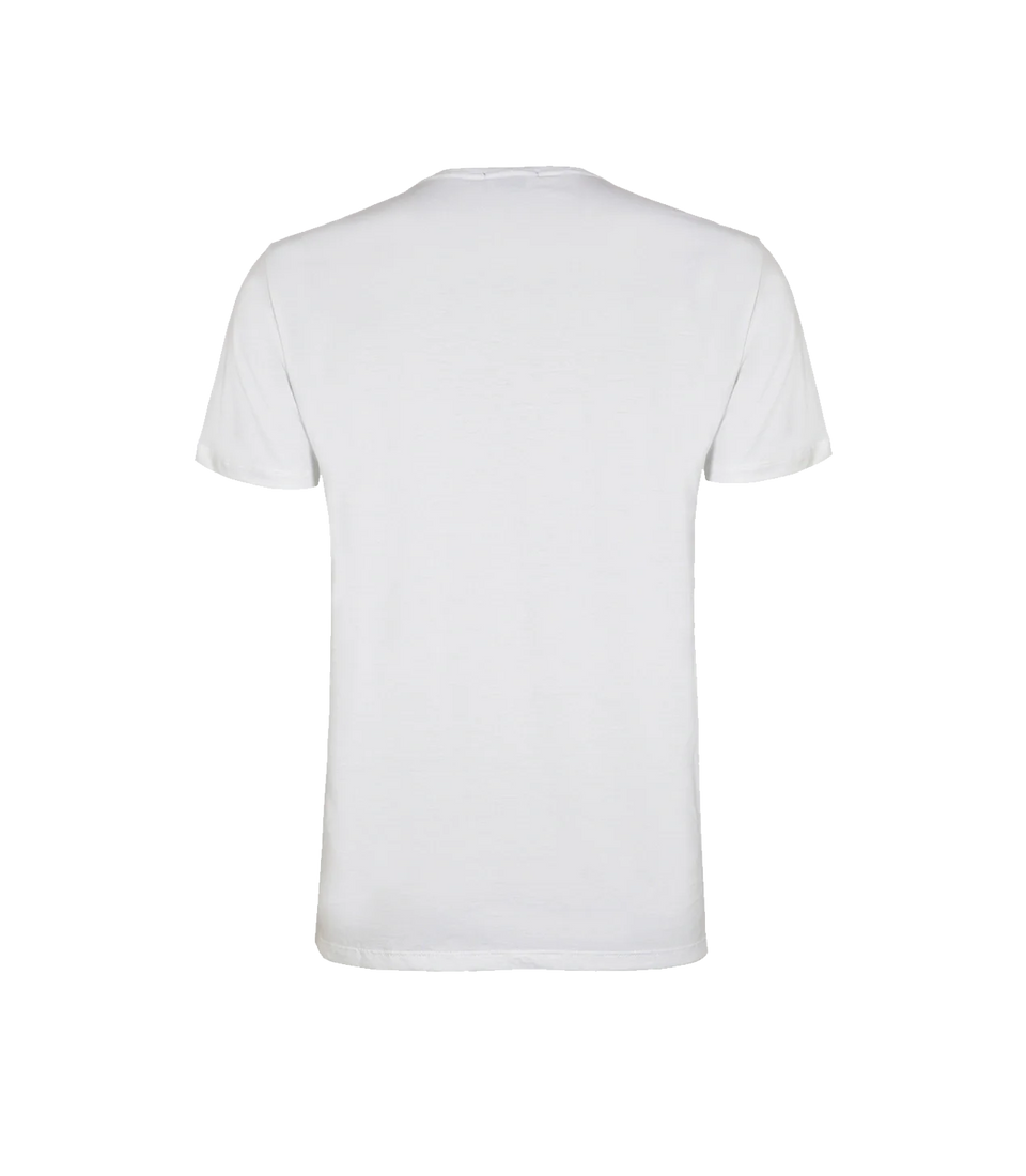 VNeck T-Shirt Pima White - Barthelemy