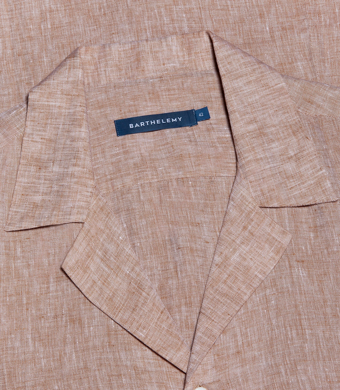 Voyage Linen Shirt Camel