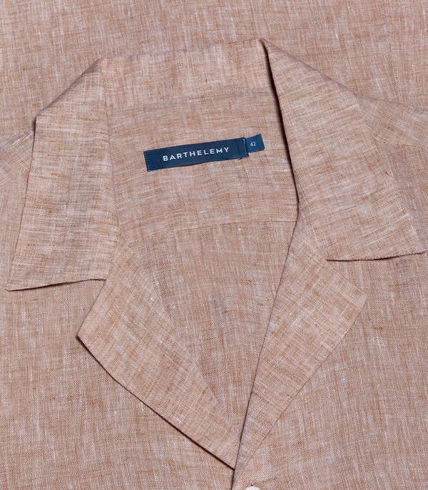 Voyage Linen Shirt Camel