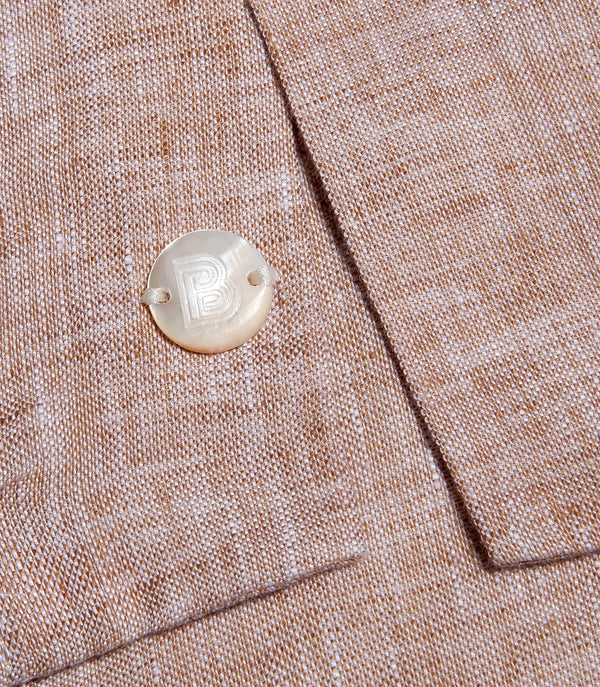 Voyage Linen Shirt Camel