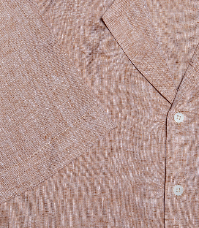Voyage Linen Shirt Camel