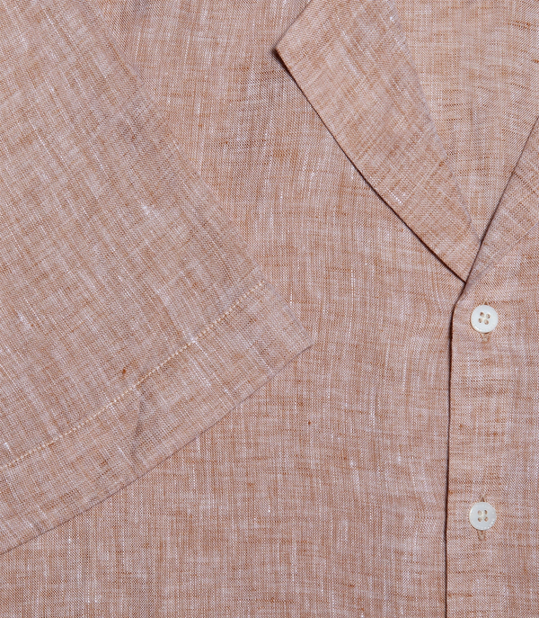 Voyage Linen Shirt Camel