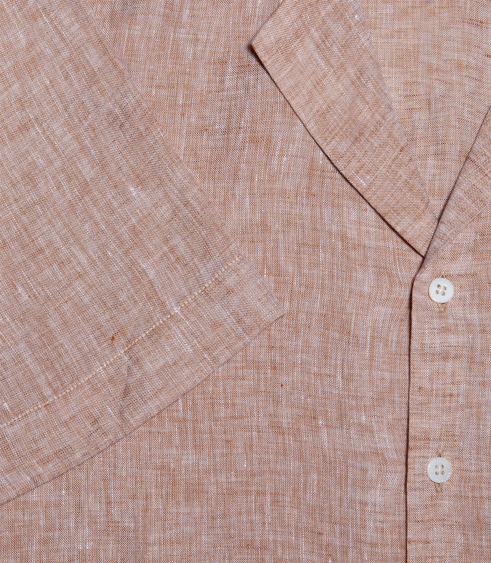 Voyage Linen Shirt Camel