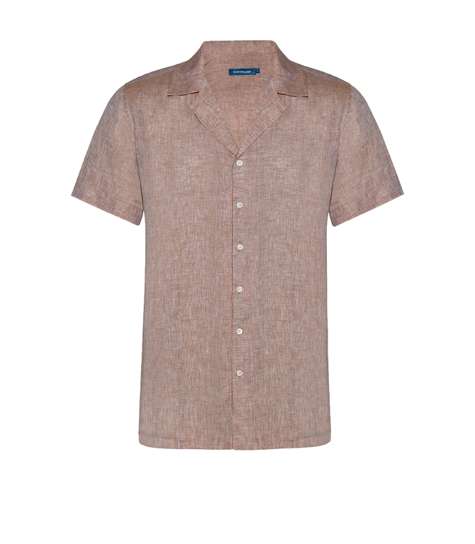 Voyage Linen Shirt Camel