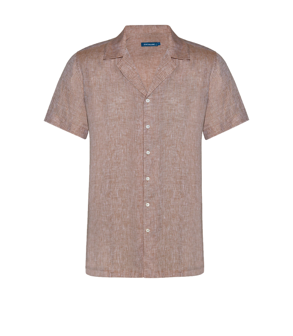 Voyage Linen Shirt Camel